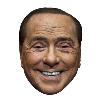 Masque en carton Silvio Berlusconi adulte