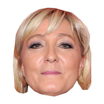 Masque Marine Le Pen adulte en carton