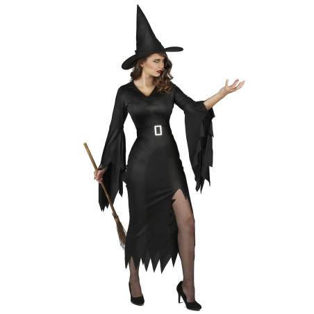 Costume sexy noire femme de sorcière