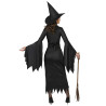 Costume sexy noire femme de sorcière