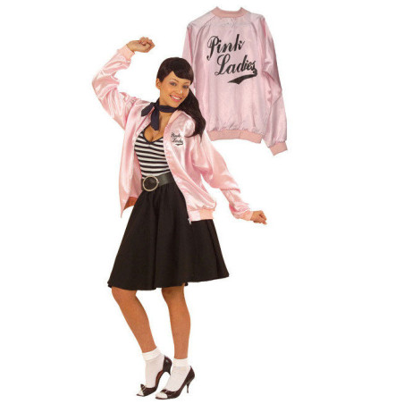 Veste rock'n roll rose femme