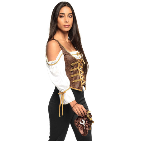 Bourse pirate adulte 23 cm