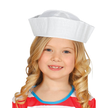 Chapeau marin blanc enfant