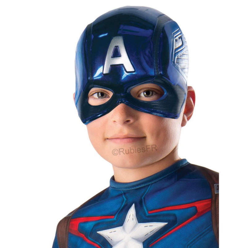 Rubie's Garçon Déguisement Captain America, Bleu, XS - 3 à 4 ans - 90 à 104  cm