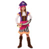 Déguisement pirate aventure violet fille