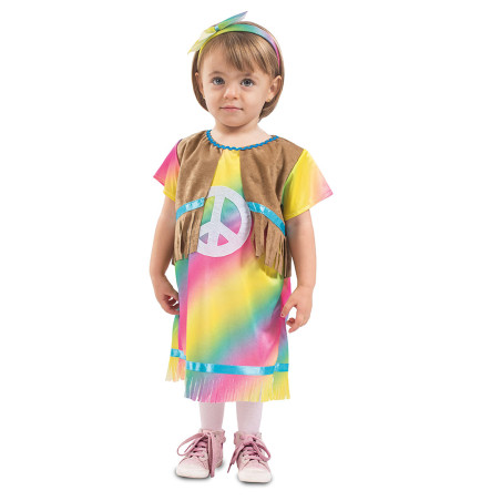 Déguisement robe petite hippie bébé