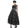 Déguisement robe de bal gothique noire femme