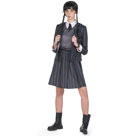 Déguisement uniforme scolaire gothique femme