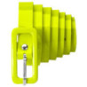 Ceinture femme chic jaune fluo