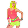 Ceinture femme chic jaune fluo