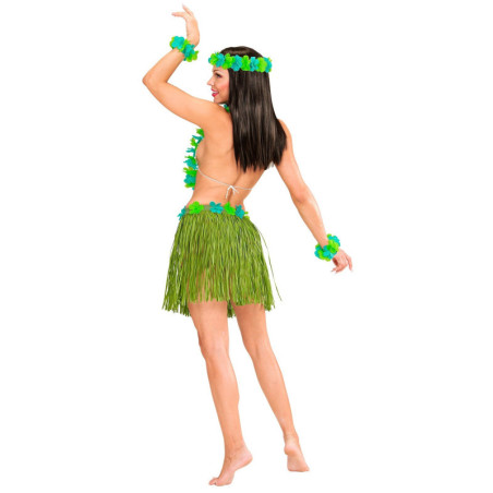 Pack hawai déguisement vert