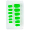 Pack de faux ongles fluo vert