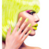 Pack faux ongles fluo jaune