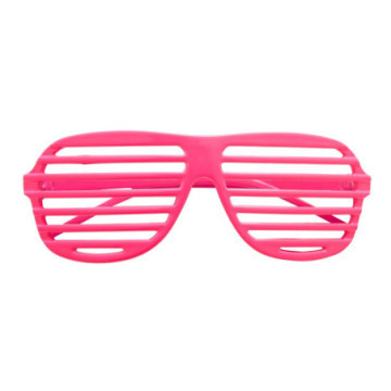 Lunettes rose fluo