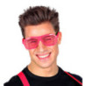 Lunettes rose fluo