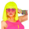 Lunettes rose fluo