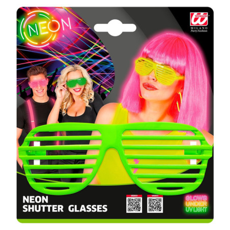 Lunettes verte fluo