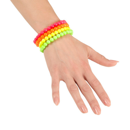 Pack de 4 bracelets fluo