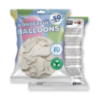 pack 50 ballons blanc