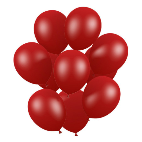 Pack de 50 ballons rouge métal