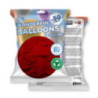 Pack de 50 ballons rouge métal