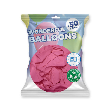 Pack ballons rose