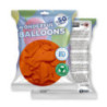 Pack 50 ballons orange