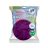 Pack 50 ballons violet