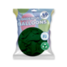 Pack 50 ballons vert foncé