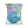 Pack 50 ballons bleu clair