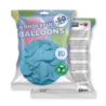 Pack 50 ballons bleu clair