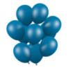 Pack 50 ballons métal bleu