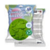 Pack 50 ballons vert pistache