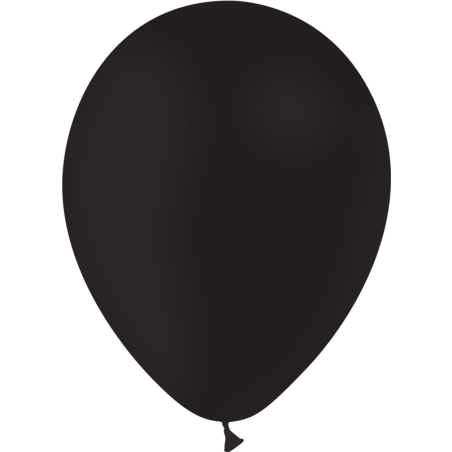 Pack mini ballons noir