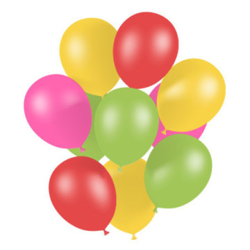 pack 20 ballons fluo