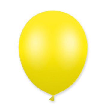 Pack 50 ballons jaune métal