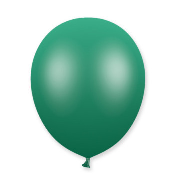 Pack 50 ballons vert menthe métal