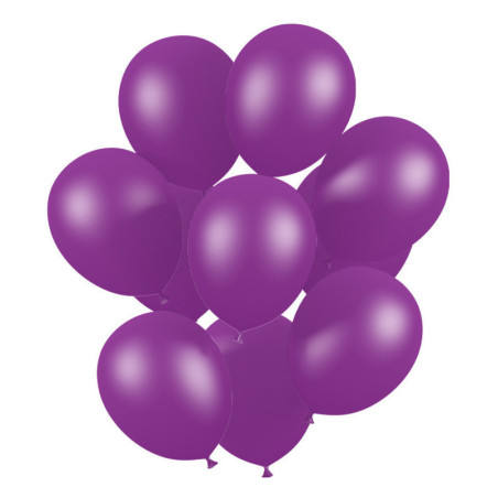 Pack 50 ballons violets