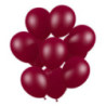 pack 50 ballons métal bordeaux