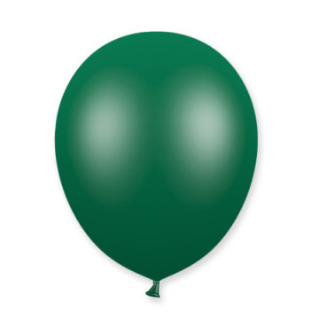 Pack 50 ballons vert métal
