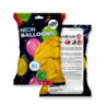 pack 20 ballons jaune fluo