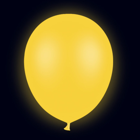 pack 20 ballons jaune fluo