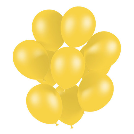 pack 20 ballons jaune fluo