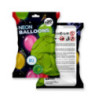 Pack 20 ballons vert fluo