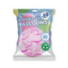 Pack 50 ballons rose pastel