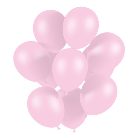 Pack 50 ballons rose pastel