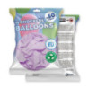 Pack 50 ballons violet pastel