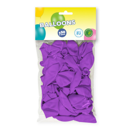 Pack de 50 ballons violet