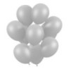 Pack de 50 ballons argent métal