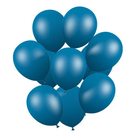 Pack de 50 ballons bleu métal